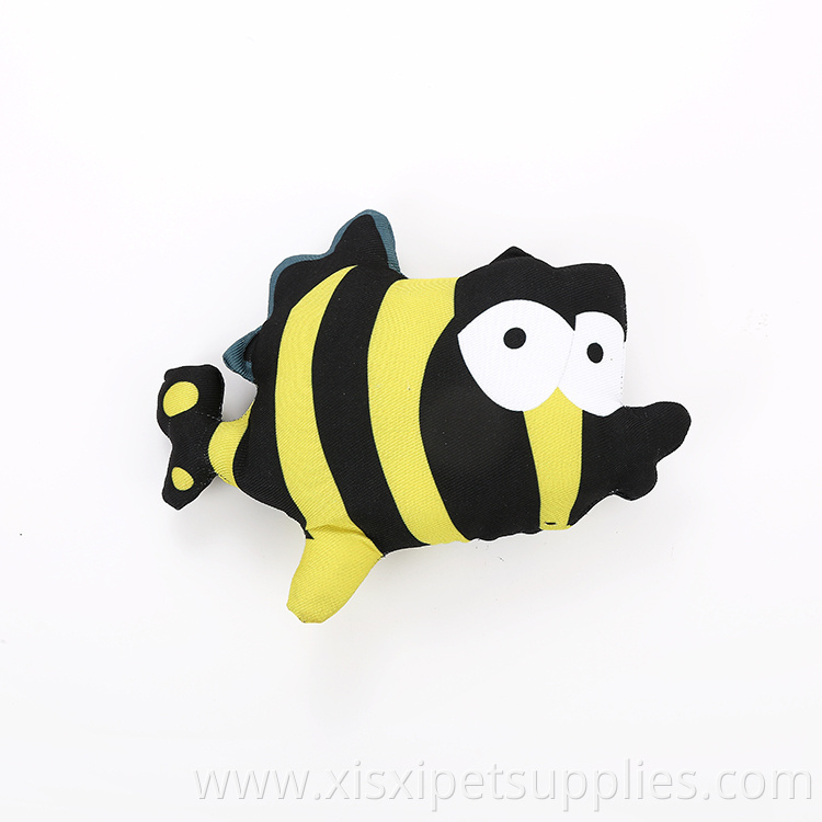 wholesale cartoon shape fish cat toy with catnip
